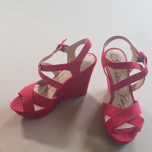 American Rag cie 6.5 red wedge shoes